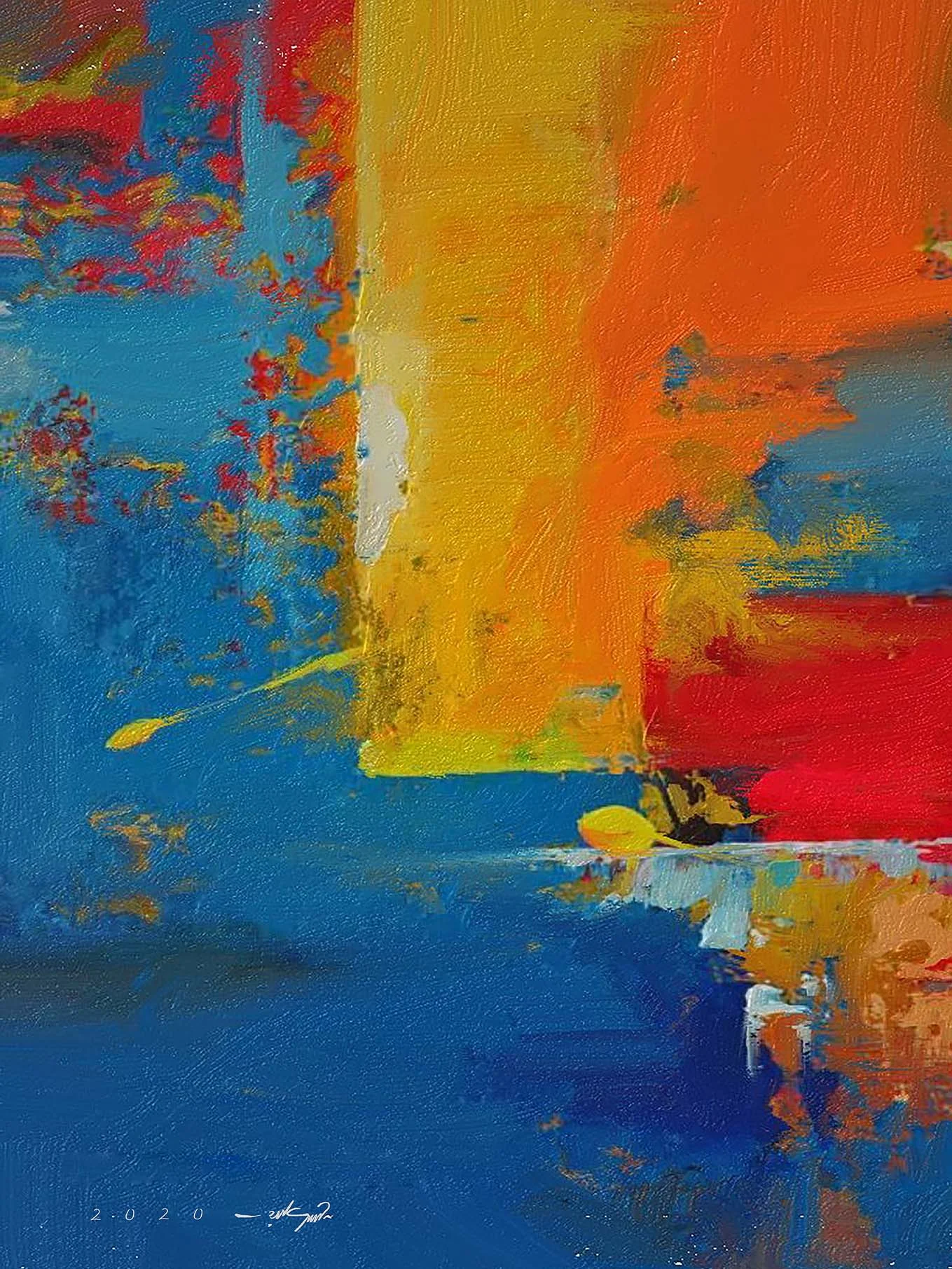 Abstract Paint code 3409