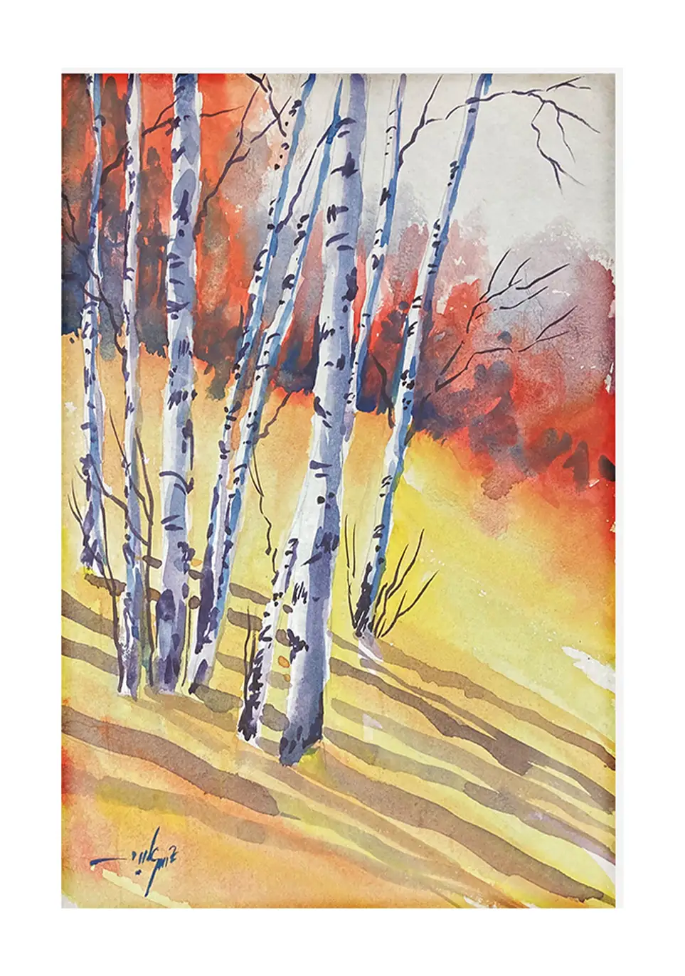 Leafless garden