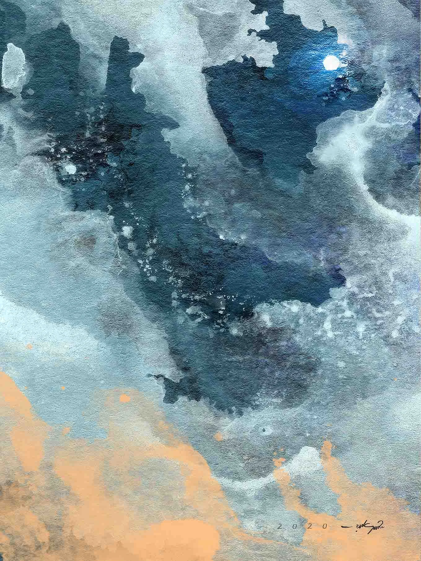 Abstract Paint code 3410