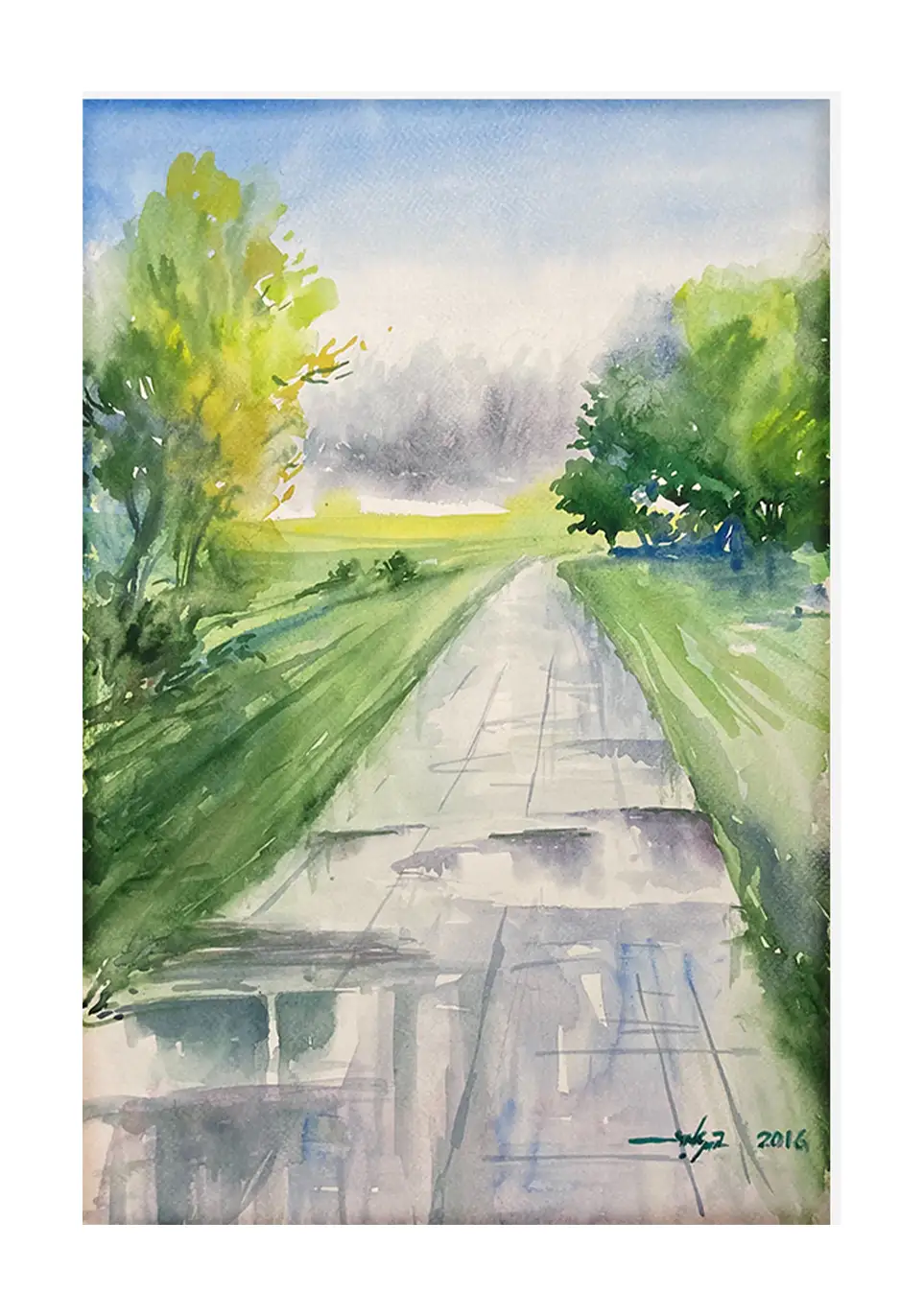 Rainy Road