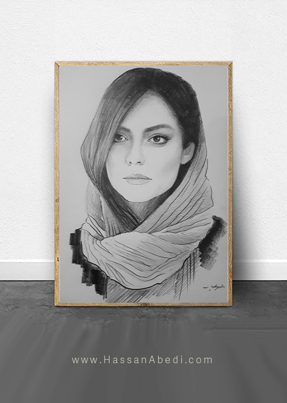 چهره با مداد