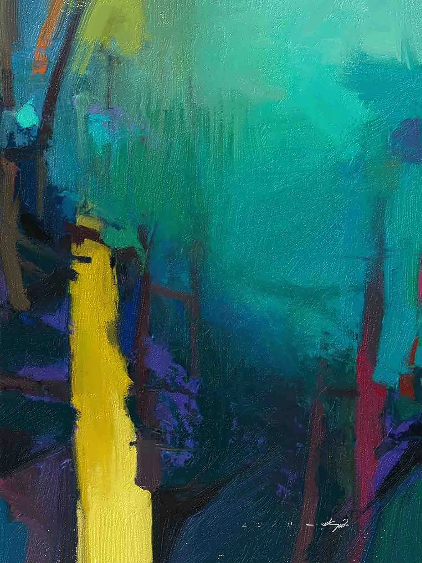 Abstract Paint code 3407